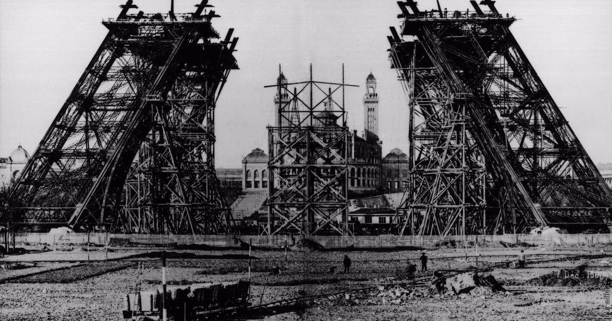 ¿Cuándo comenzó y terminó la construcción de la Eiffel?