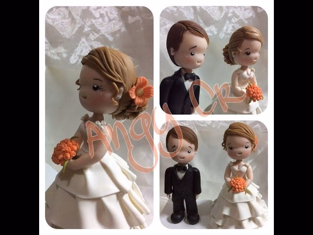 ¿Cómo decorar una novia en porcelana fría?