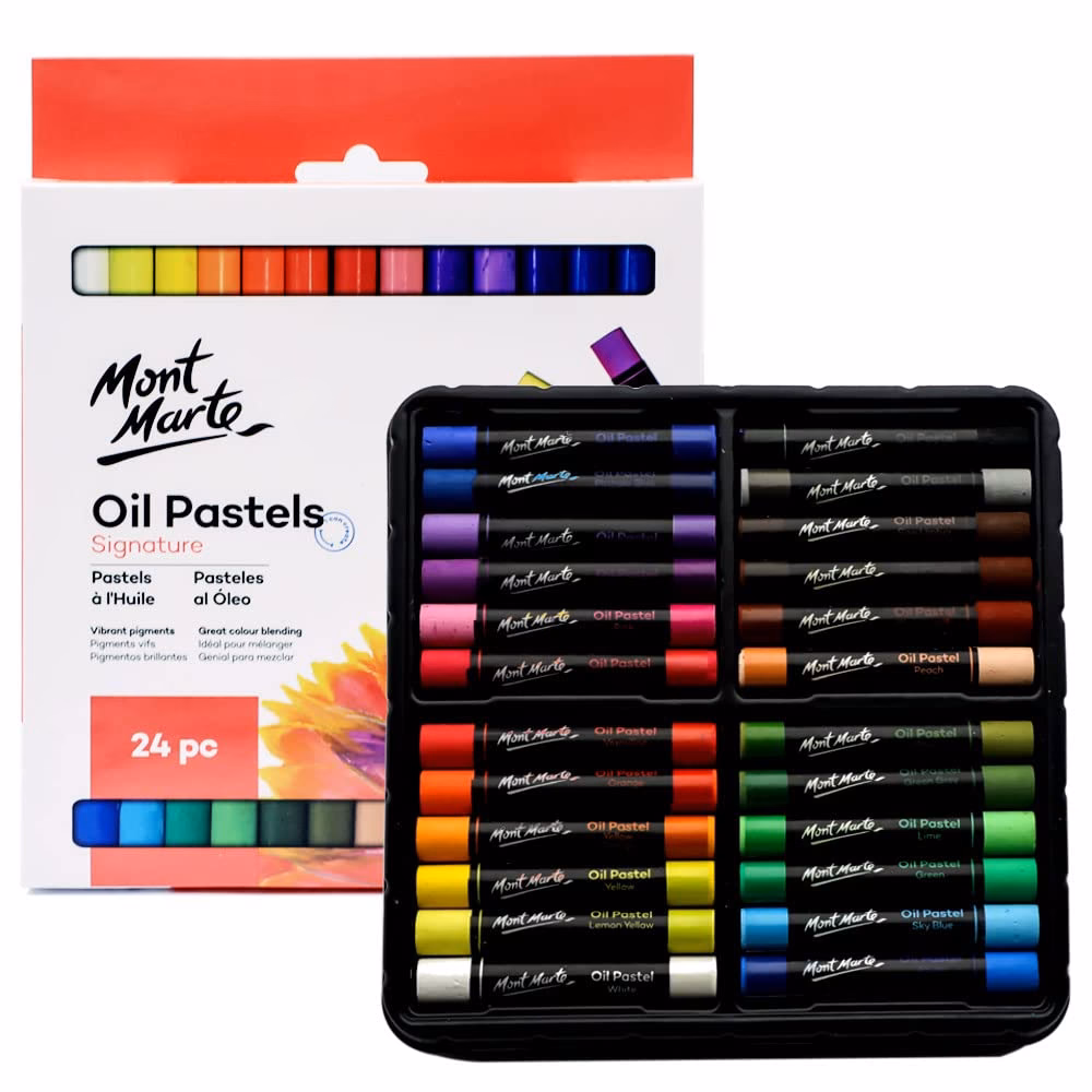 What are oil pastels?