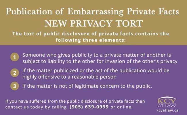 What is a new invasion of privacy tort?