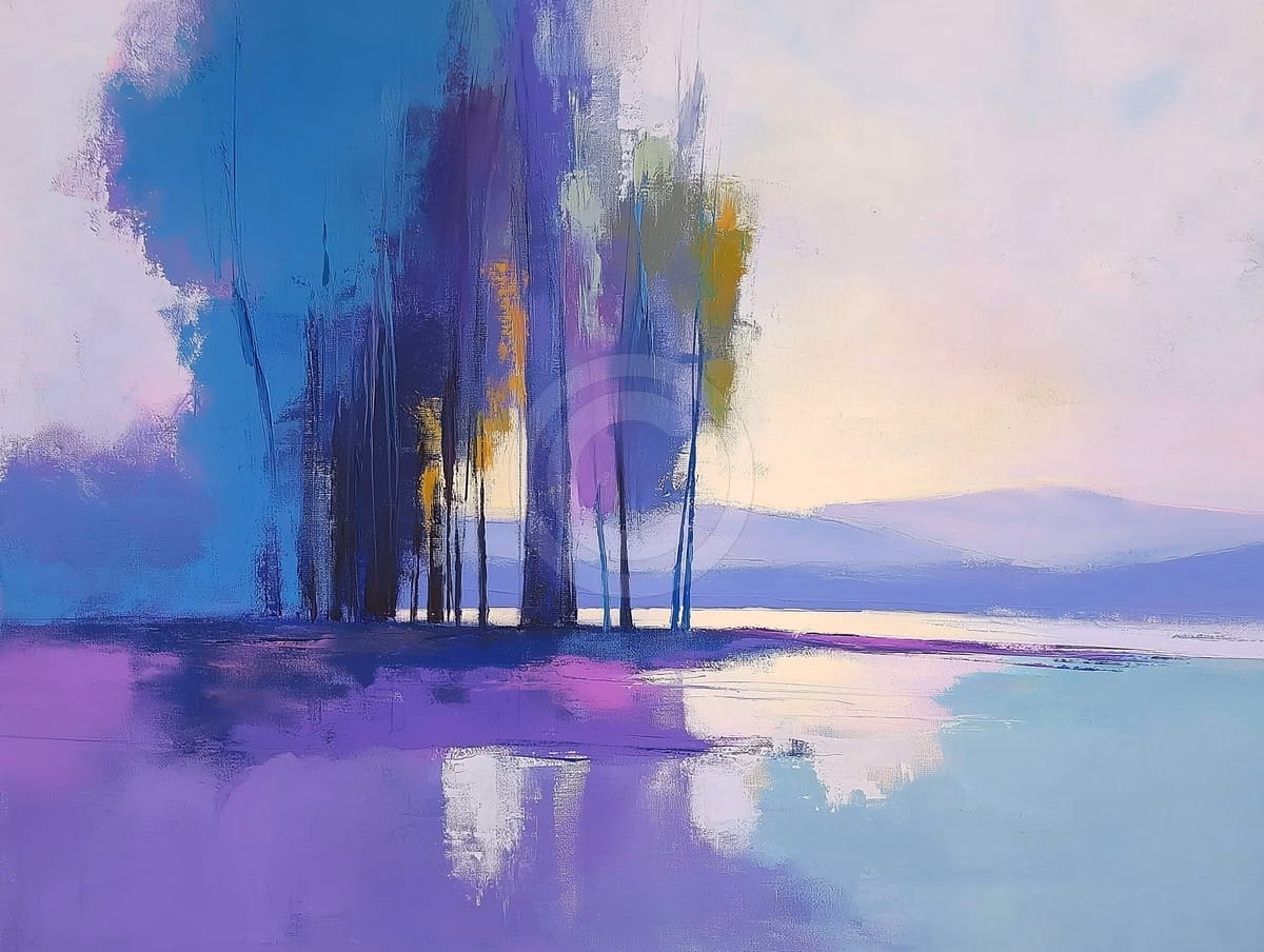 ¿Qué es un paisaje para colorear?