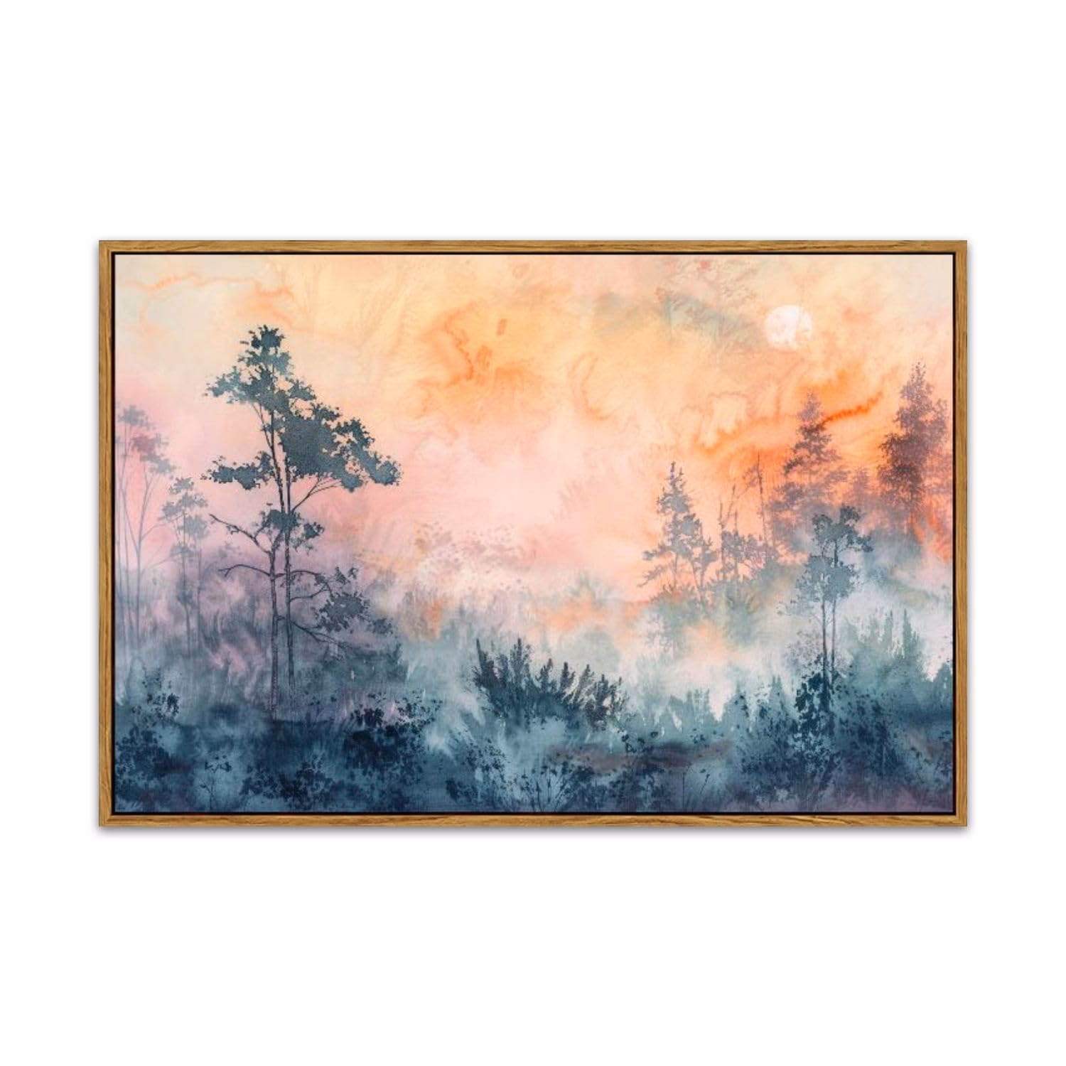 ¿Cuál es el estilo de la pintura de paisajes?