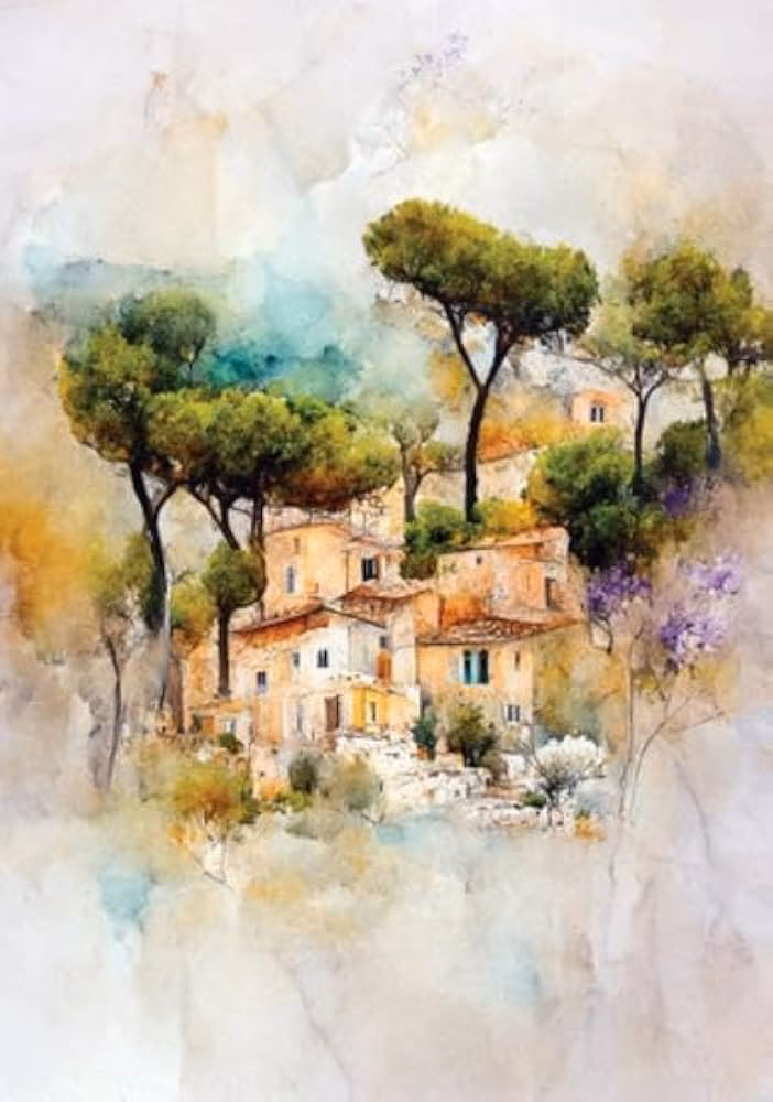 ¿Cuál es el estilo de la pintura de paisajes?