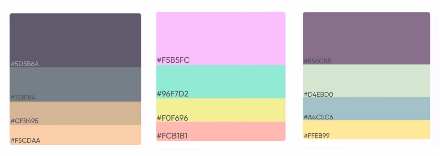 ¿Cómo ajustar los colores pastel en paletton?