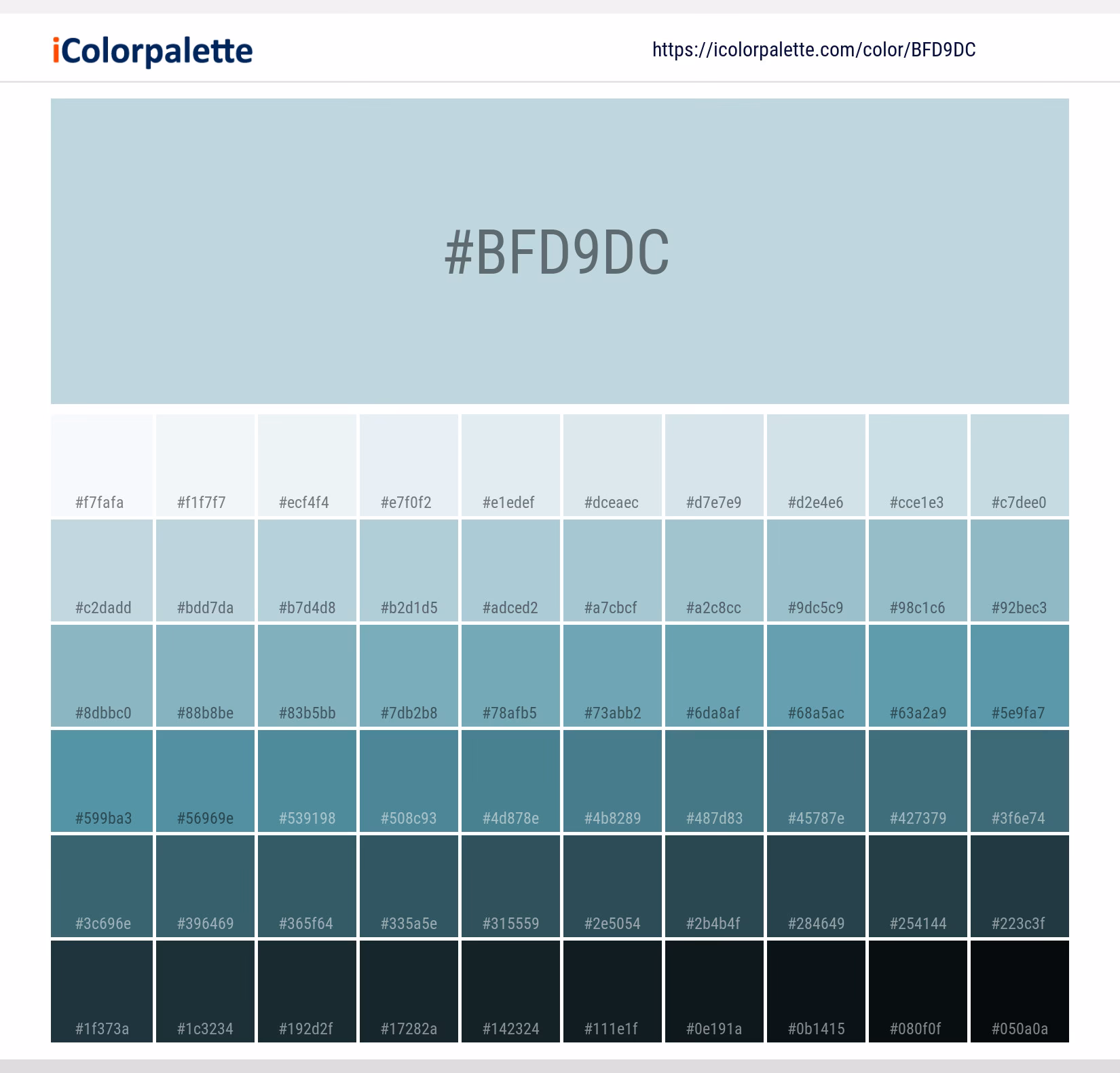 What is pastel green color?