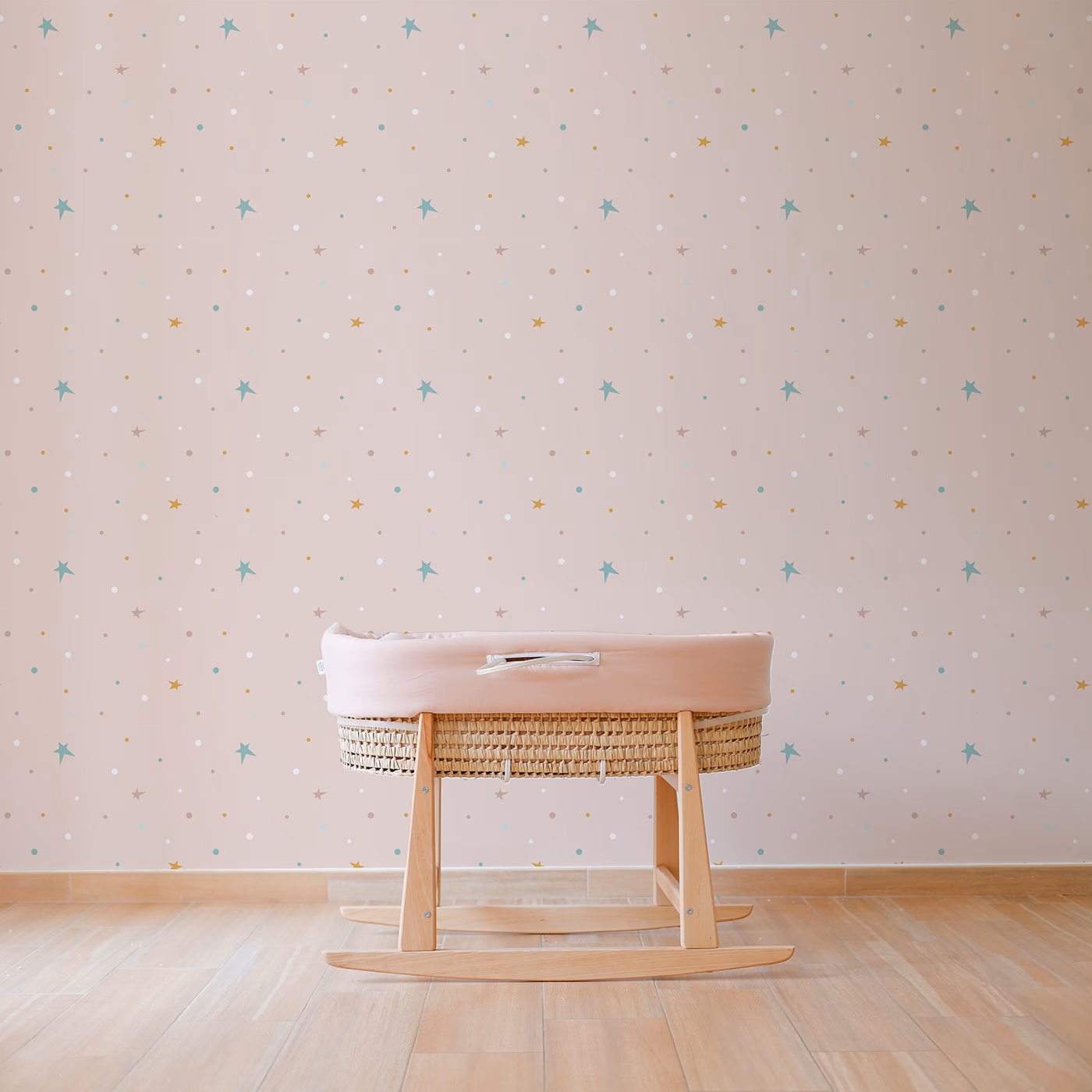 ¿Dónde se puede poner el papel pintado de estrellas?