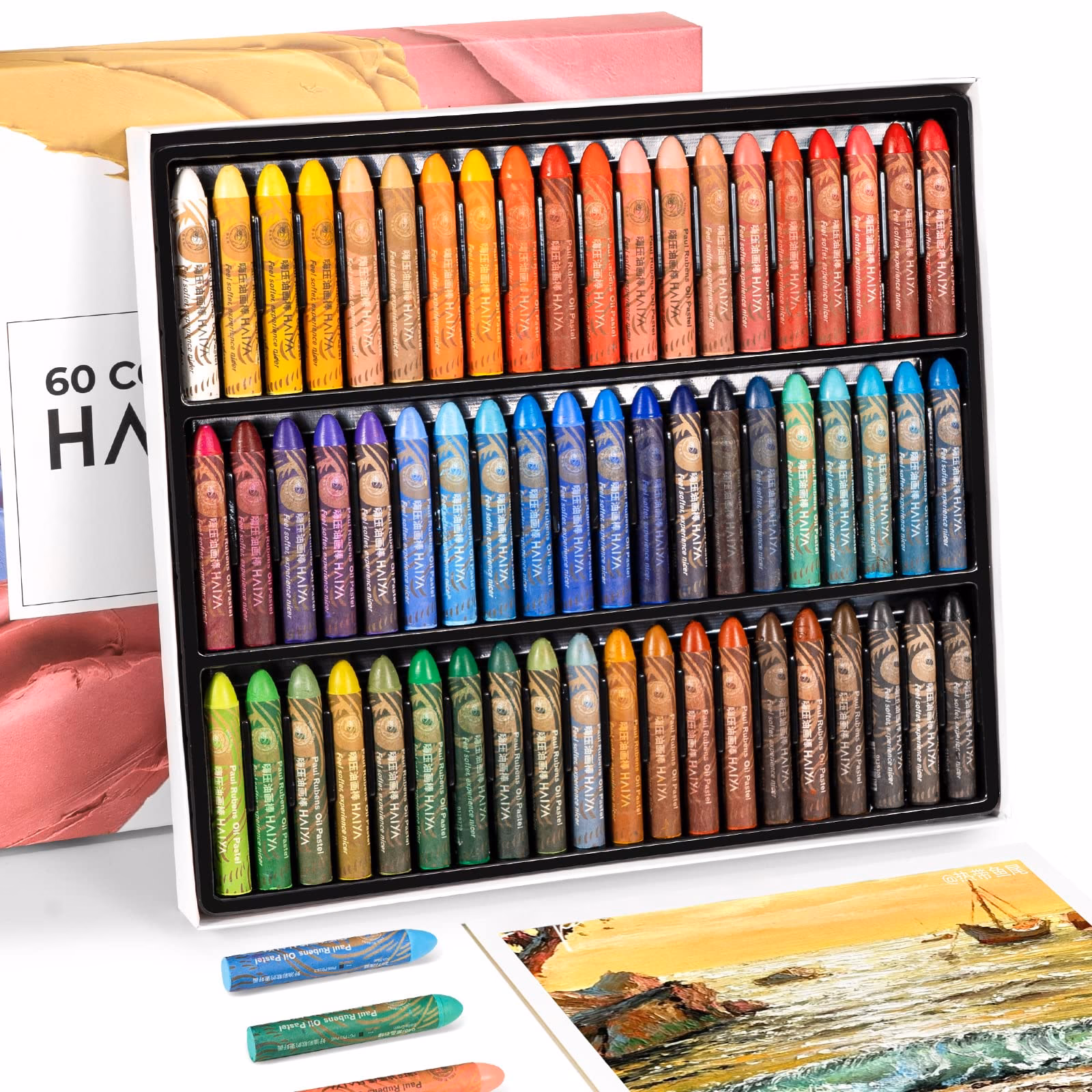 Comment faire un pastel à l'huile ?