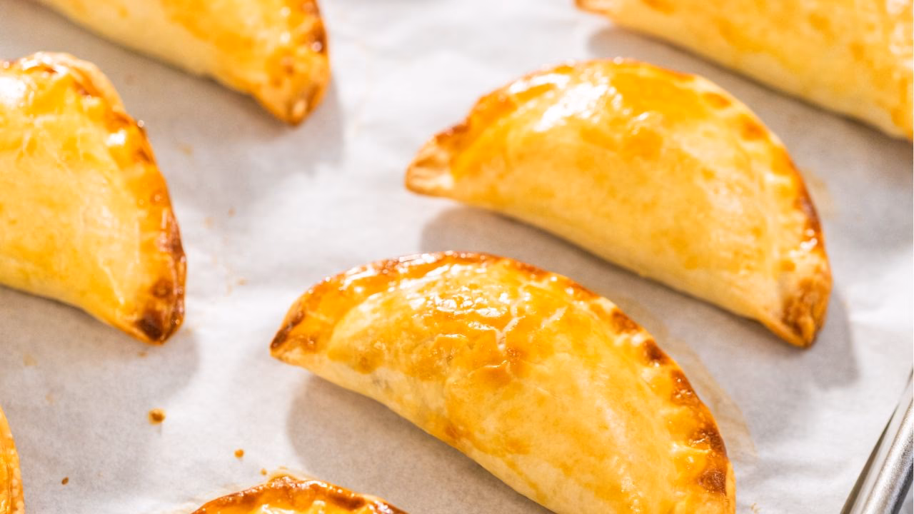 Como fazer pastel assado feito com massa de fritar?