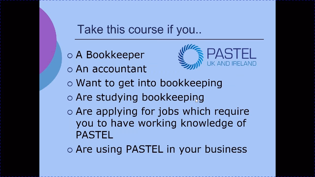 Why should you study a Pastel Accounting short courses from home?