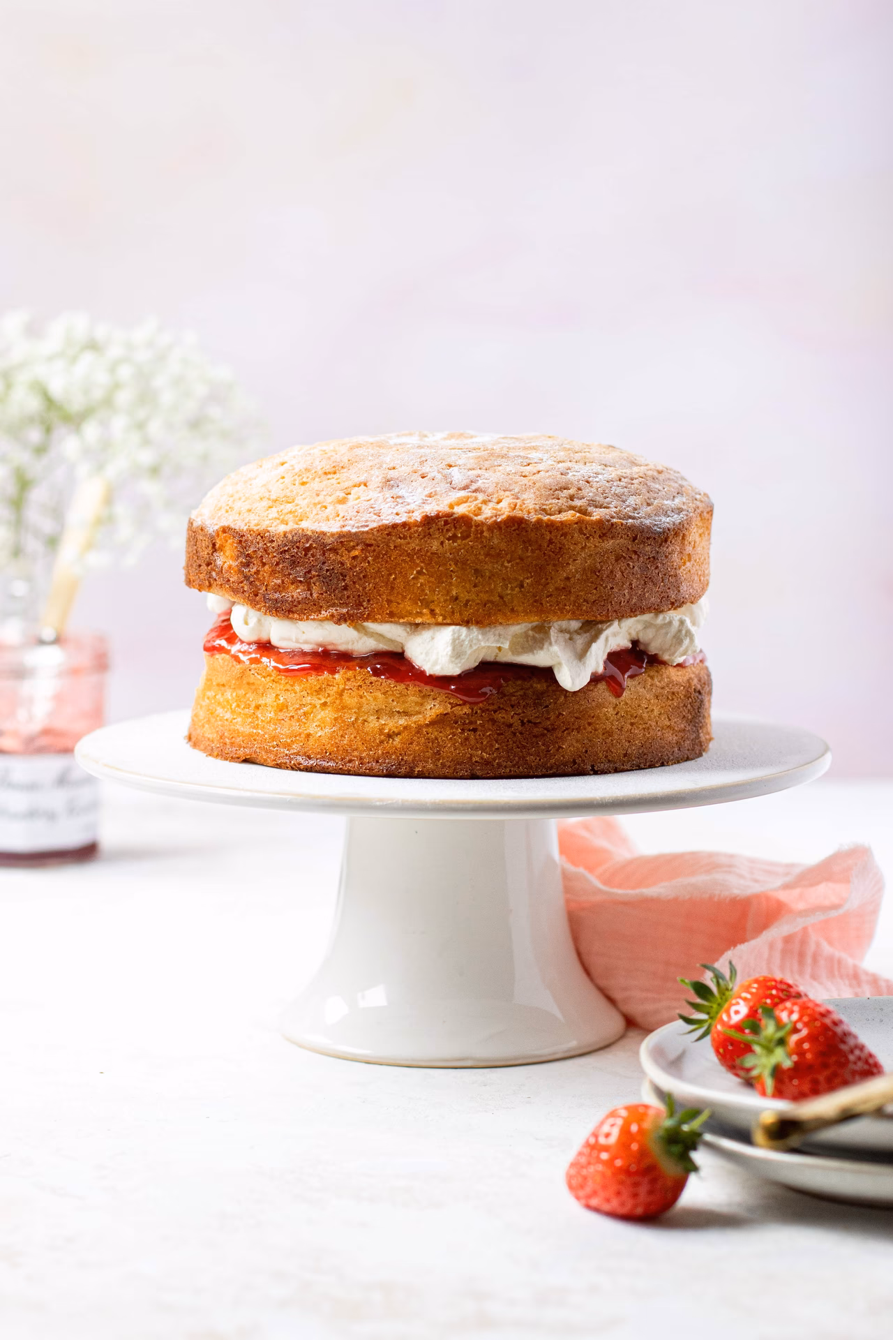 ¿Qué es el Victoria sponge cake?