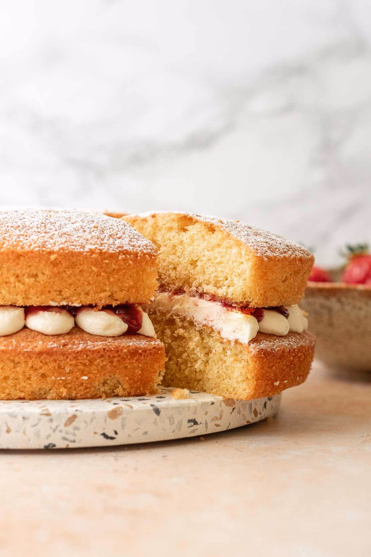 ¿Qué es el Victoria sponge cake?