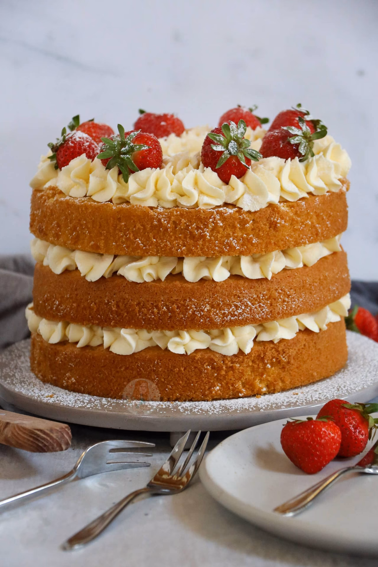¿Qué es el Victoria sponge cake?