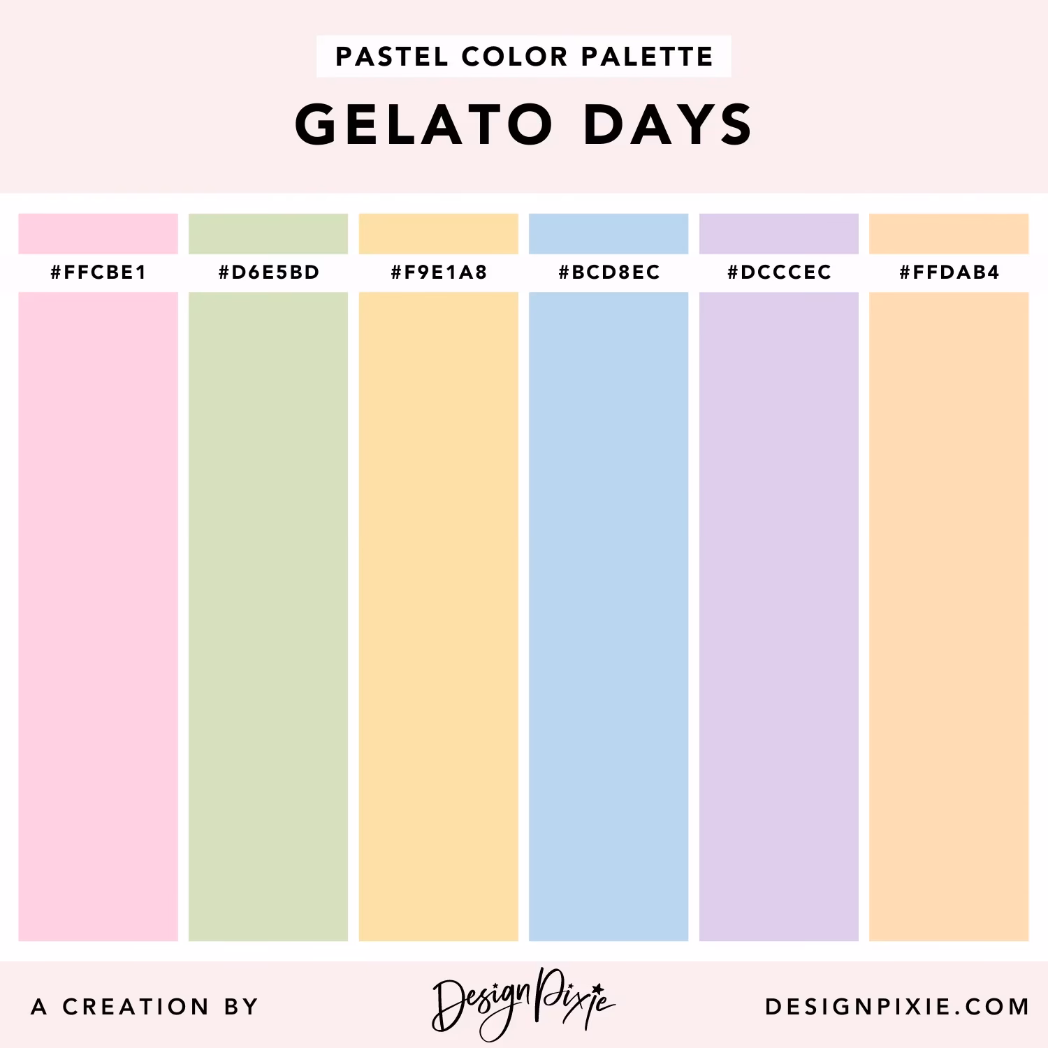 What colors go well with a pastel color palette?