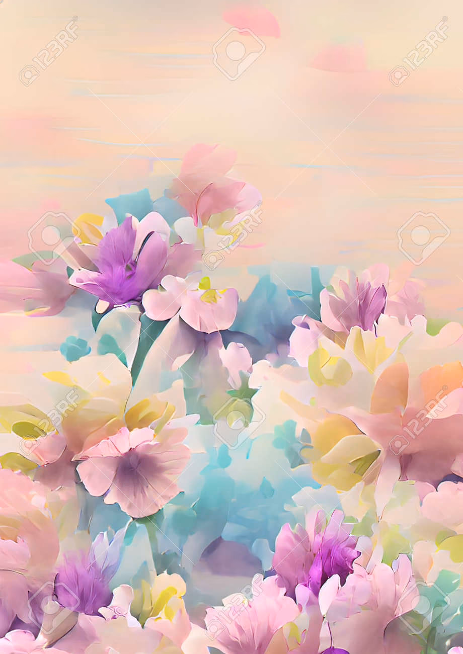 Is pastel flowers background protected by reCAPTCHA?
