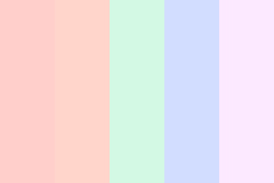 What are the different types of pastel color psychology?