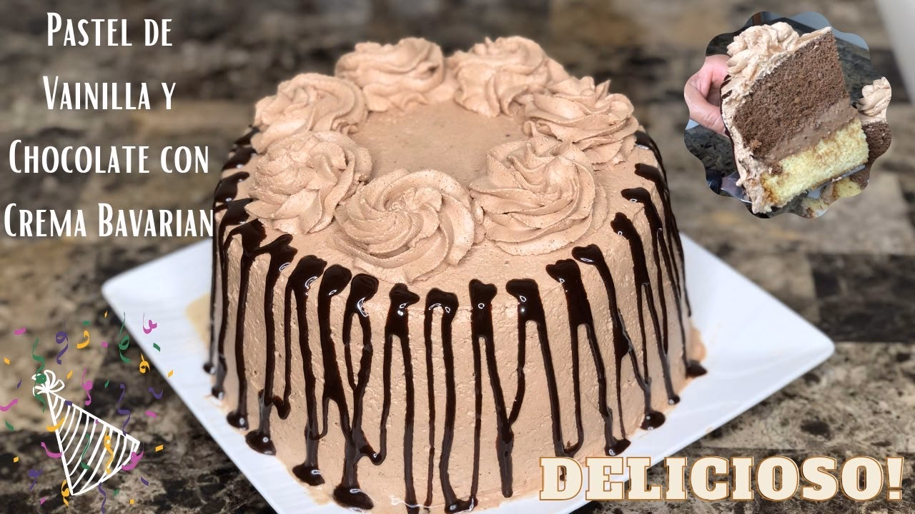 ¿Cuál es el color de la crema bávara?