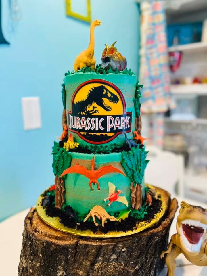 ¿Cuáles son los postres para fiesta de Jurassic World?