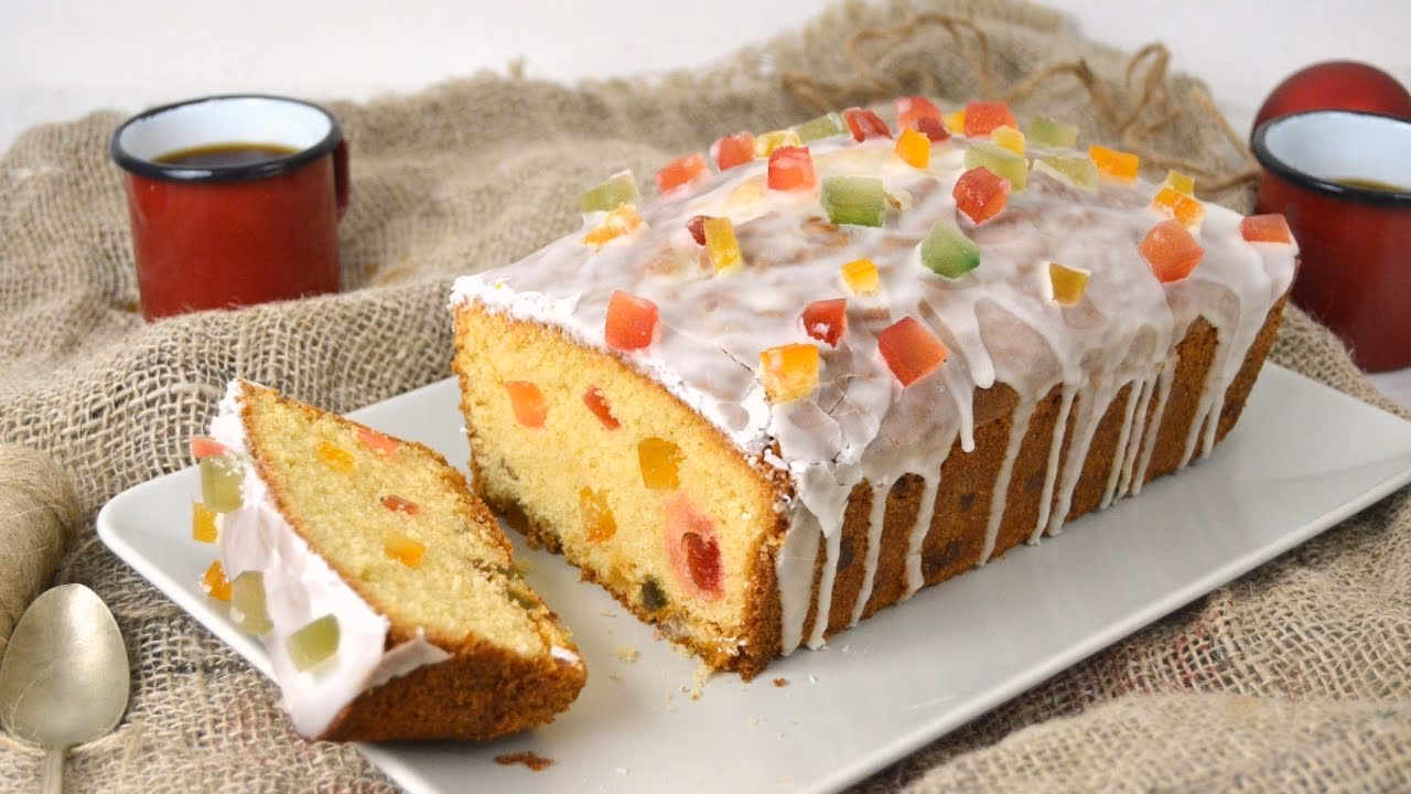 ¿Cómo hacer un Cake con frutas confitadas?