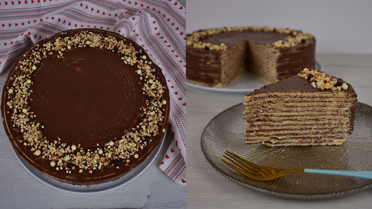 ¿Cómo decorar una tarta de obleas y Nutella?