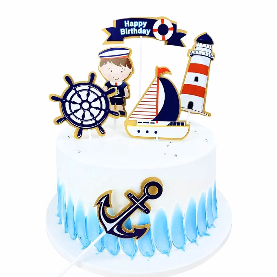 ¿Cómo darle un toque más naval a tu pastel?