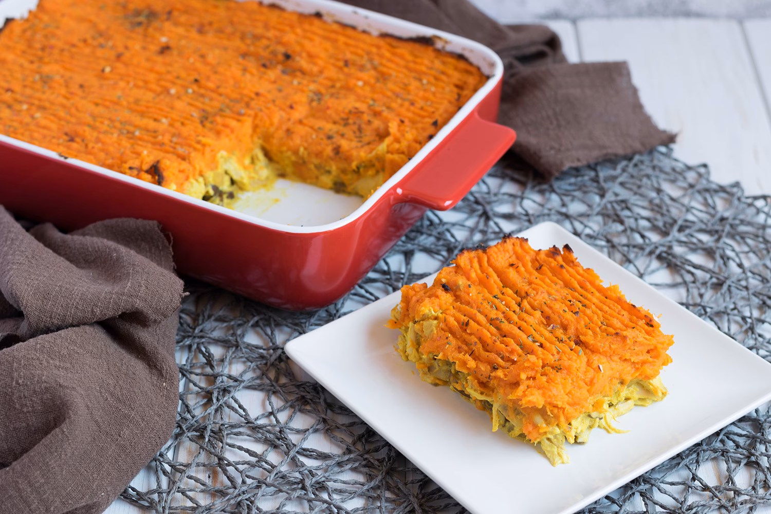 ¿Qué es un pastel de patata y pollo?