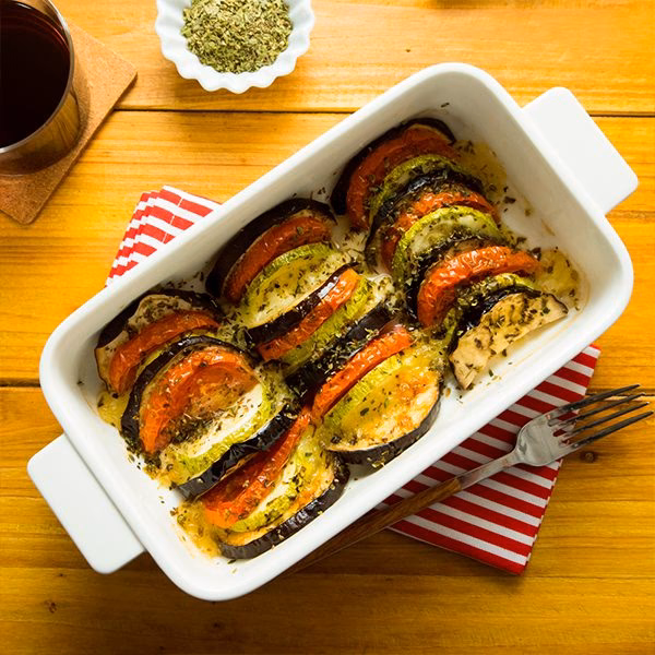 ¿Cómo preparar la berenjena y el calabacín?