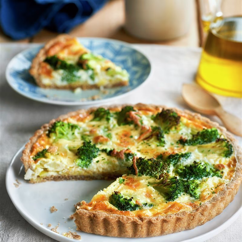¿Cómo preparar una piza de brócoli?