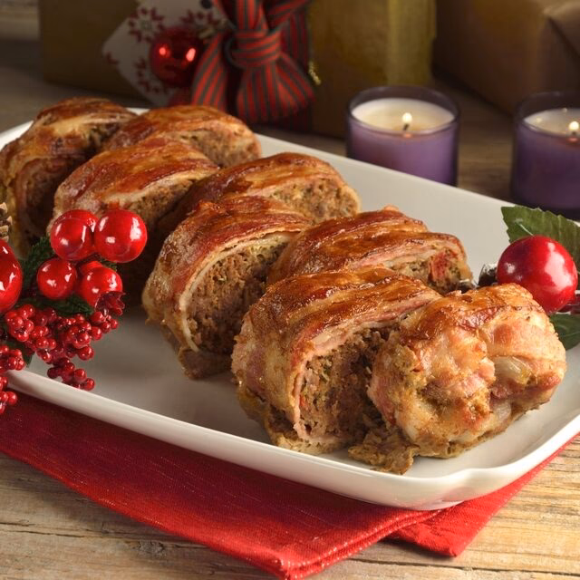 ¿Cómo se preparan los pasteles con láminas de tocino?