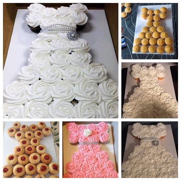 ¿Cómo hacer un cupcake con forma de vestido?