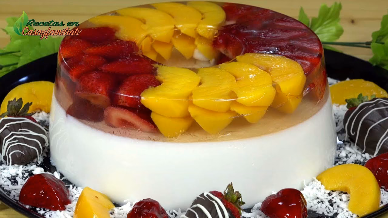 ¿Cómo hacer un postre de gelatina con leche condensada?