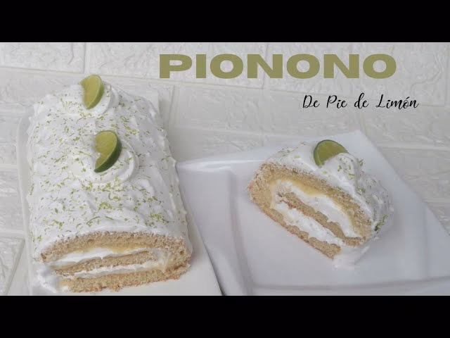¿Qué es el pionono relleno de limón?