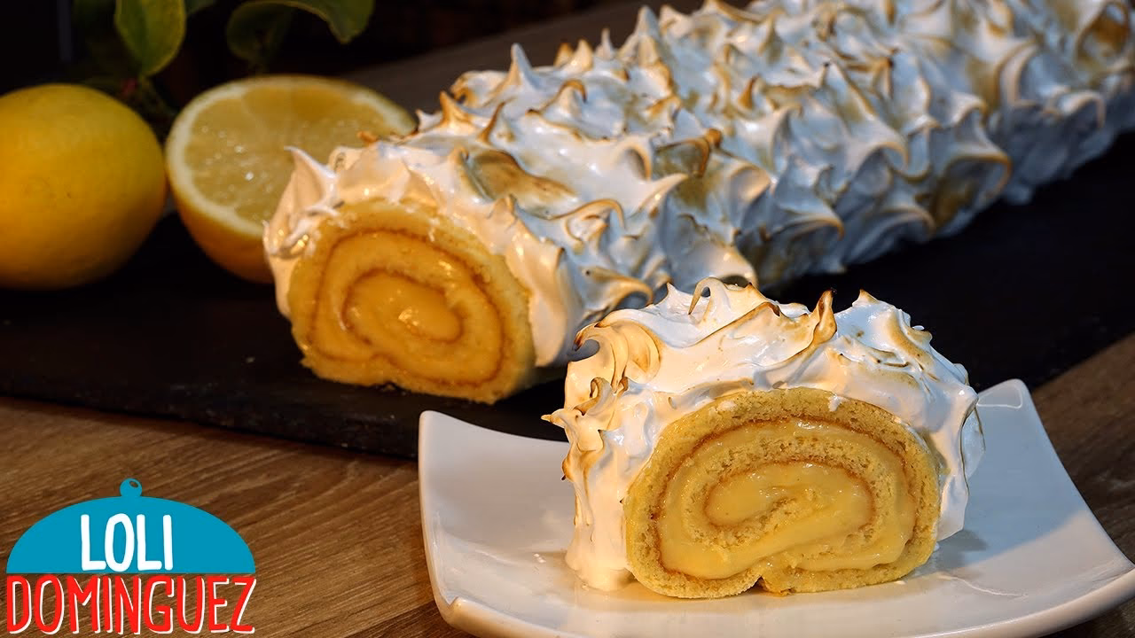 ¿Qué es el pionono relleno de limón?