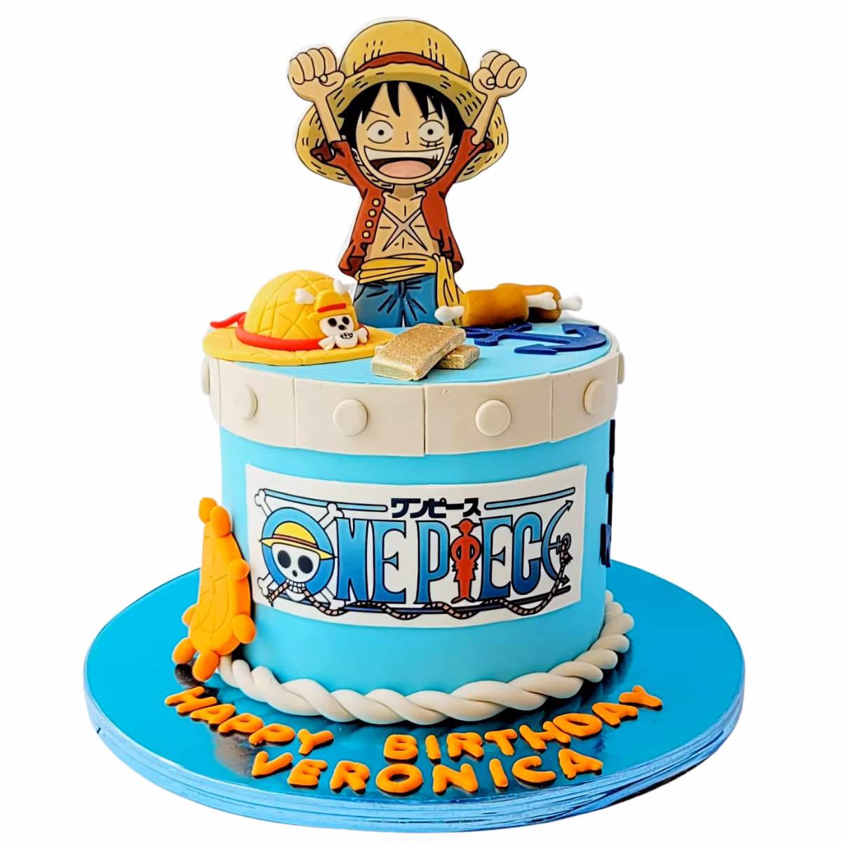 ¿Cuánto cuesta el pastel de la fruta de Luffy?