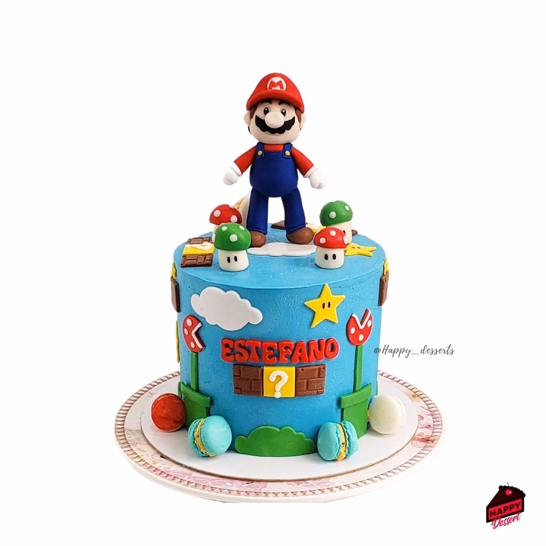 ¿Cómo decorar un pastel de Mario?