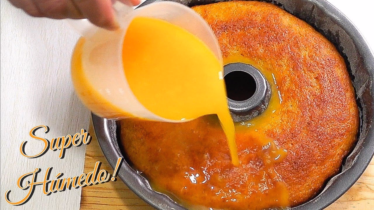 ¿Qué es el pastel de naranja esponjoso?