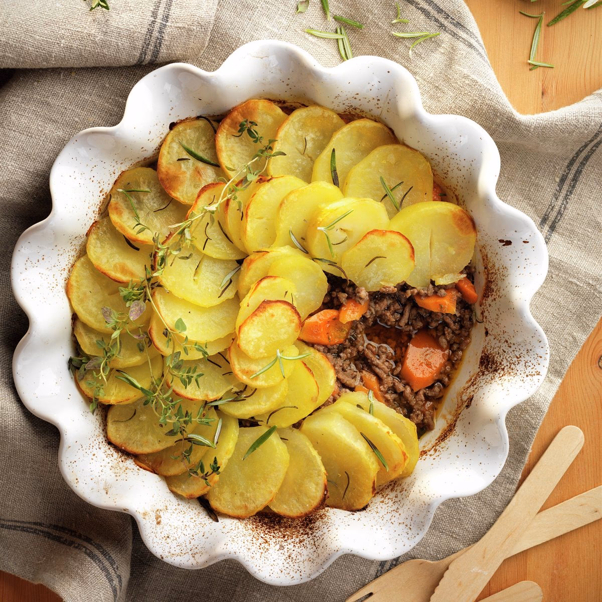 ¿Quién inventó el pastel de papa?