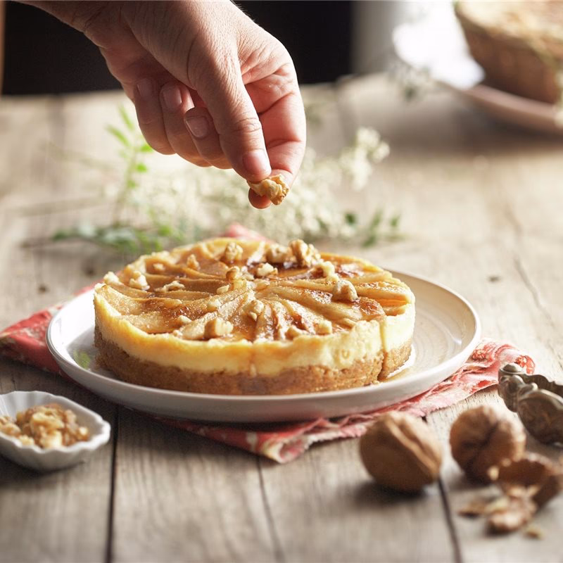 ¿Qué es la tarta de pera con crema pastelera?