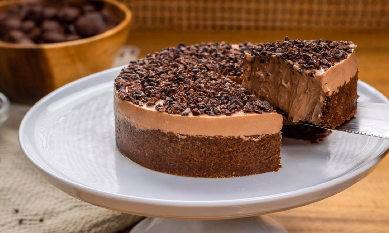¿Qué es una tarta de queso y chocolate sin horno?