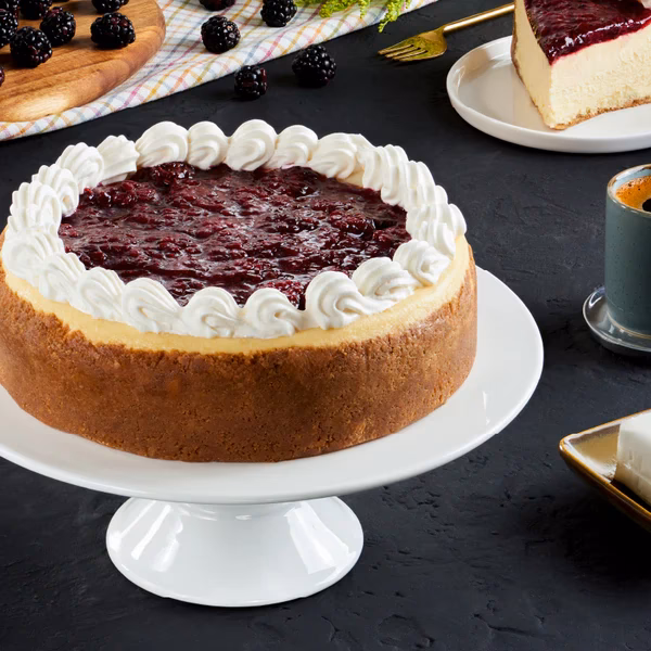 ¿Cómo hacer un pastel de queso con moras?