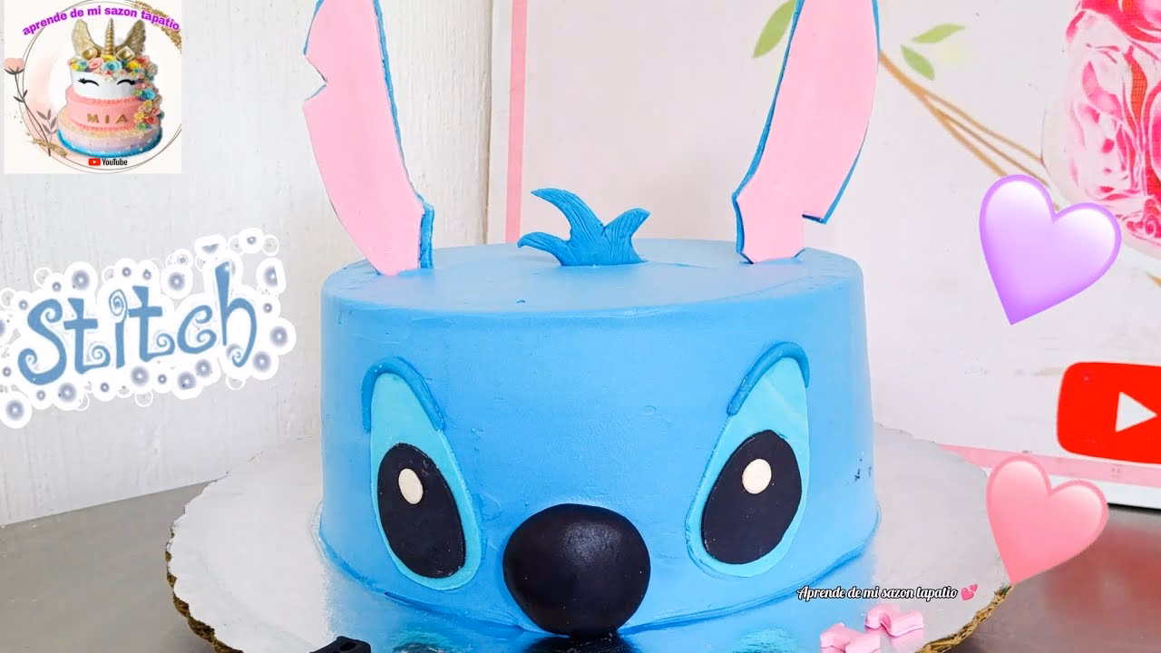 ¿Qué es la tarta fondant Stitch?