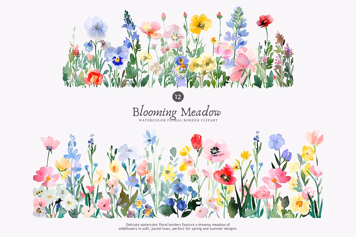 How many PNG files are in pastel watercolor brush strokes clipart?