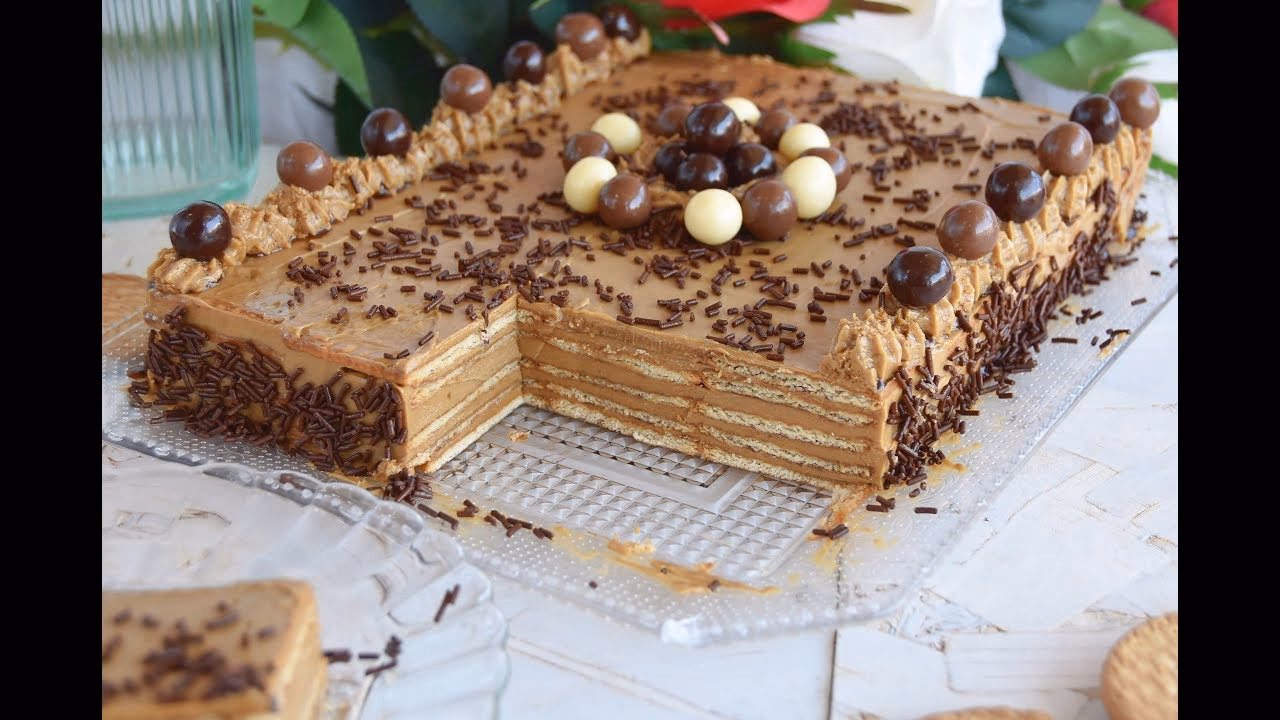 ¿Cómo hacer un pastel con galletas molidas?