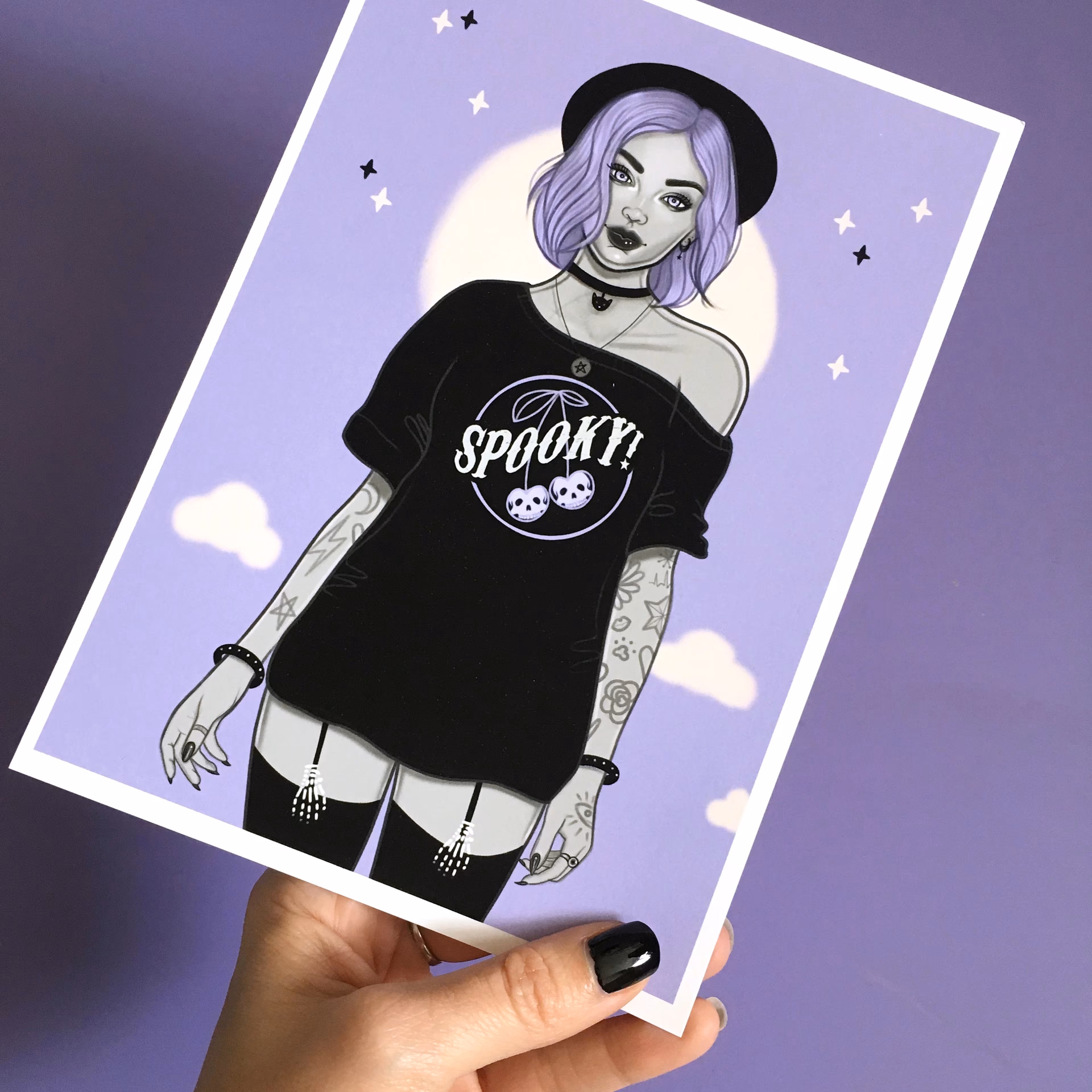 How do you create a Goth art style?