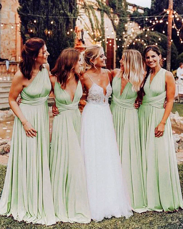 What colors are available for bridesmaid dresses?