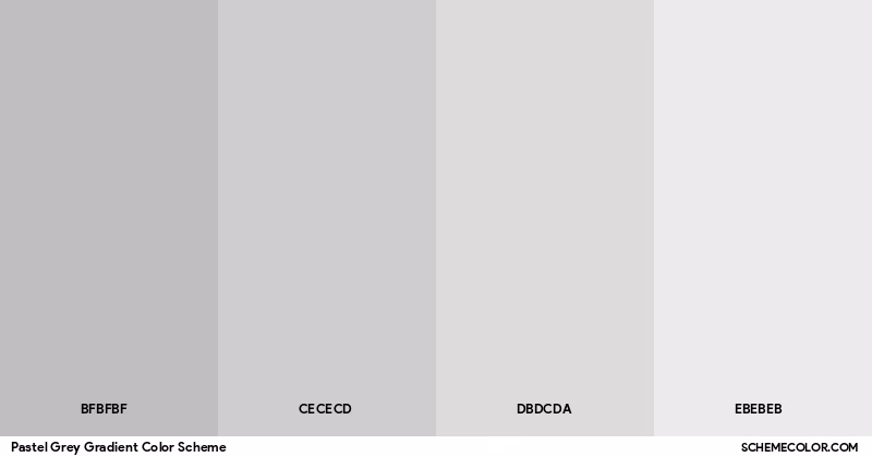 What color paint goes with pastel grey?