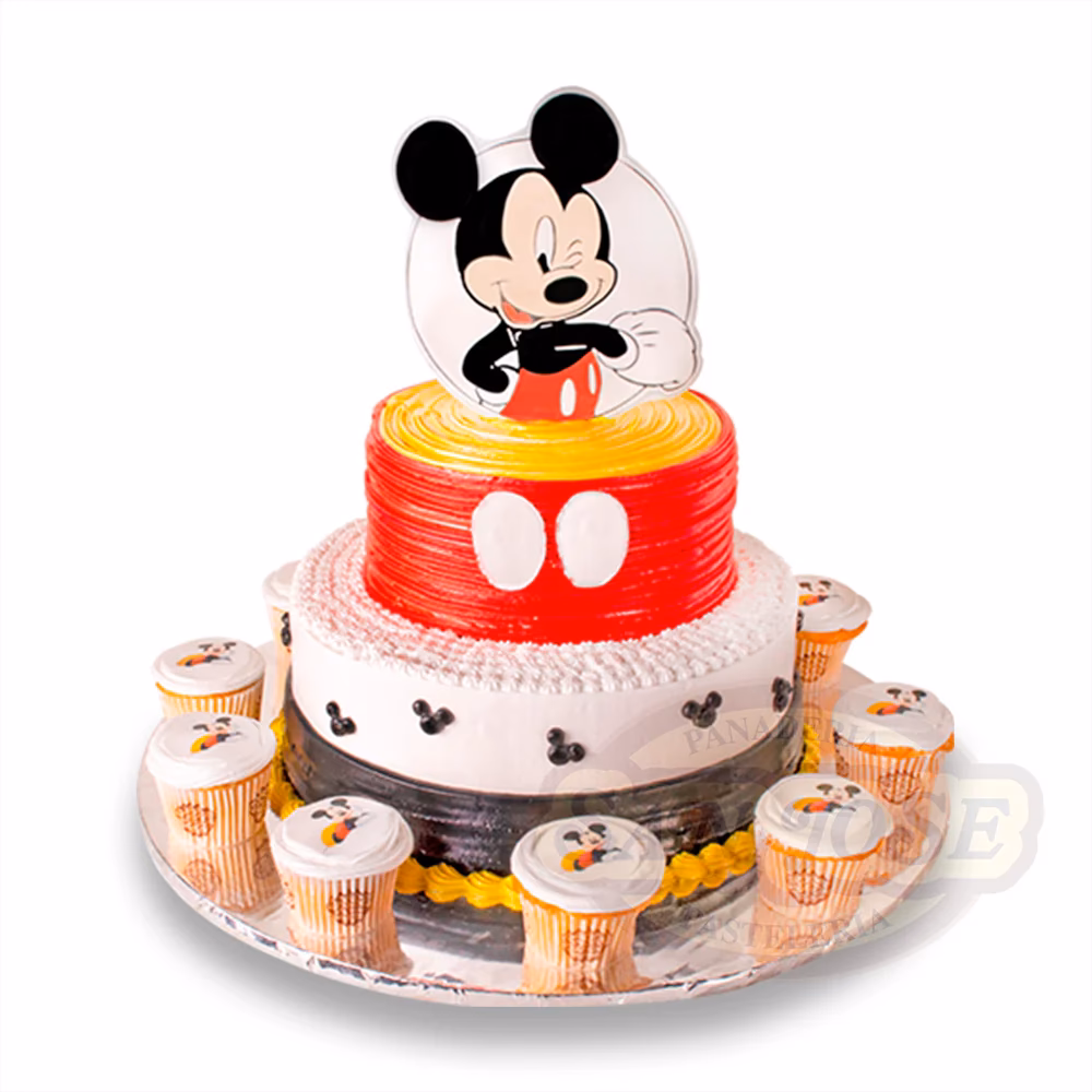 ¿Qué ofrece el pastel de Mickey Mouse?