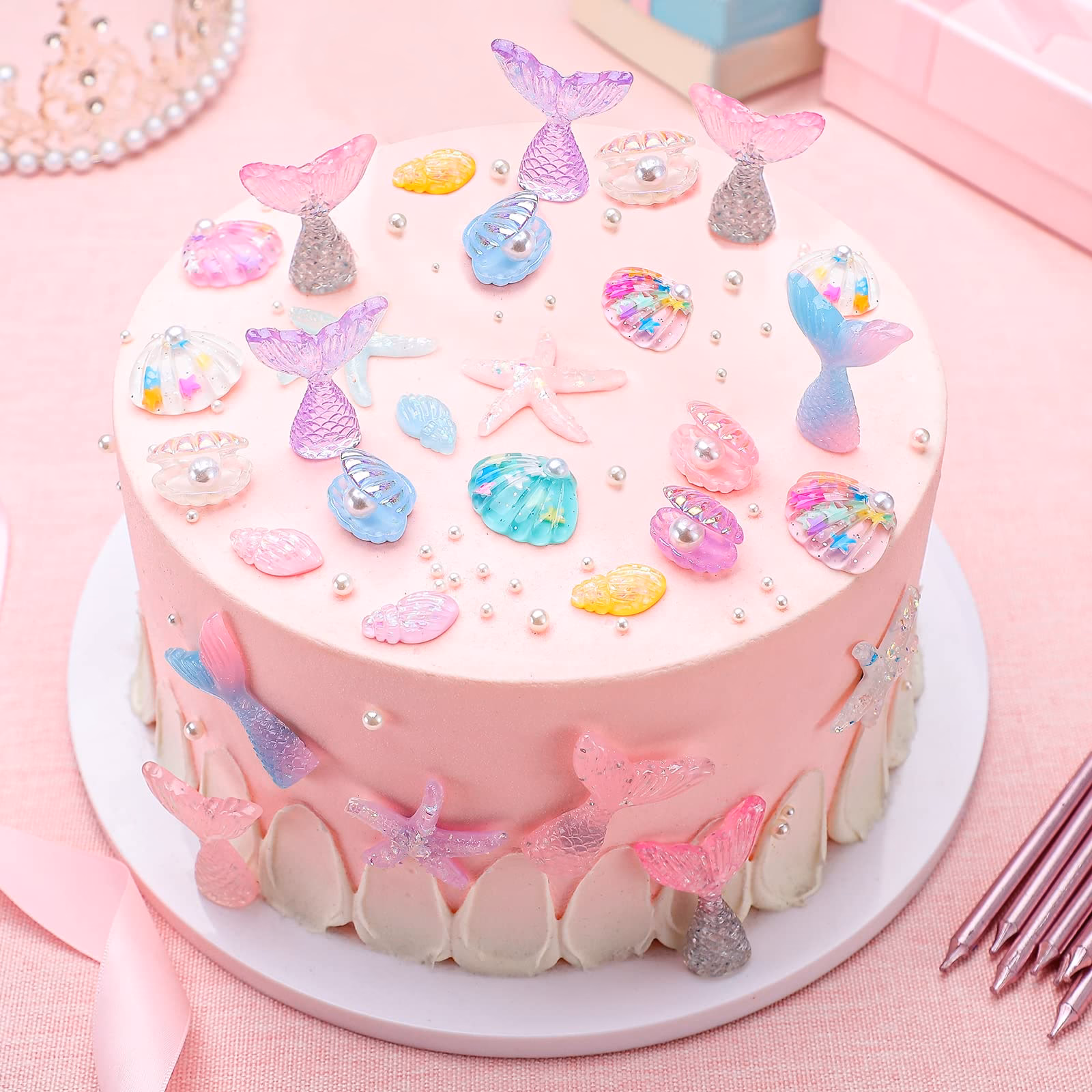 What color is pastel mermaids?