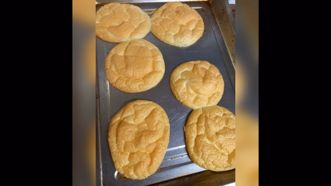 ¿Cómo preparar pan nube sin queso crema?