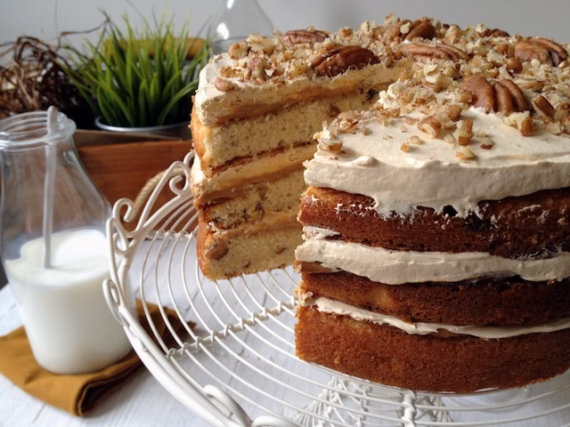 ¿Dónde se puede encontrar el pastel de nueces pecanas?