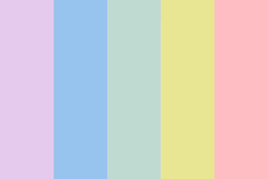 What colors are in the Pastel Kids color scheme?
